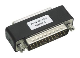 HARTING 09641007240 D Sub Connector Adapter, Standard D Sub, Plug, 9 Ways, Standard D Sub, Receptacle, 9 Ways