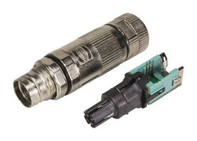 HARTING 20820062001 Sensor Connector, preLink Series, M12, Female, 8 Positions, IDC / IDT Socket
