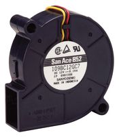 SANYO DENKI 109BC12GC7-1 Fan Blower, Centrifugal, 12 VDC, DC, 52 mm, 15 mm, 4.4 CFM