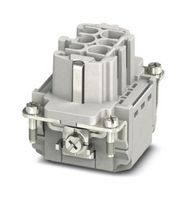 PHOENIX CONTACT 1407727 Heavy Duty Connector, HEAVYCON, Insert, 6+PE Contacts, B6, Receptacle, Push Lock Socket