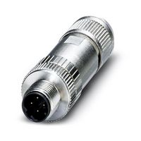 PHOENIX CONTACT 1554513 Sensor Connector, M12, Male, 4 Positions, IDC / IDT Pin, Straight Cable Mount