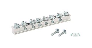 PANDUIT UGB2/0-414-6 UNIVERSAL GROUND BAR, 6-PORT, 125MM L