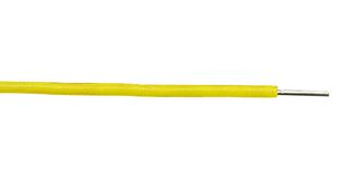 MULTICOMP PRO MCP00031 Wire, PVC, Yellow, 23 AWG, Solid, 100 m