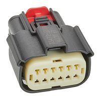 MOLEX 160074-6003 Automotive Connector Housing, Key C, MX150 160074, Receptacle, 12 Ways