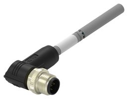 TE CONNECTIVITY TAA752A1611-002 Sensor Cable, 5P, DeviceNet, 90° M12 Plug, Free End, 5 Positions, 1 m, 3.28 ft