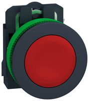SCHNEIDER ELECTRIC XB5FA42 Industrial Pushbutton Switch, Harmony XB5 Series, 30.5 mm, SPST-NC, Momentary Spring Return