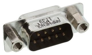 AMPHENOL COMMUNICATIONS SOLUTIONS L717SDE09PVF D Sub Connector, Standard, Plug, SD, 9 Contacts, DE, Solder