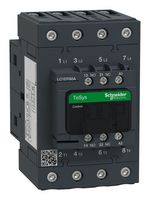 SCHNEIDER ELECTRIC LC1DT60AU7 Contactor, LC1D, DIN Rail, Panel, 690 VAC, 4PST-NO, 4 Pole