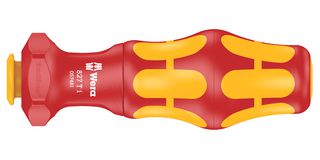 WERA 827 T I KRAFTFORM TURBO Blade Holding Screwdriver Handle, VDE, Kraftform Turbo,125 mm