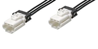 MOLEX 36922-0302 Cable Assembly, Ditto Hermaphroditic to Ditto Hermaphroditic, 3 Ways, 3 mm, 1 Row, 150 mm, 5.9 "