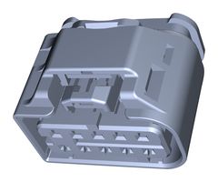 TE CONNECTIVITY 1801600-1 Automotive Connector Housing, MCON, Receptacle, 10 Ways