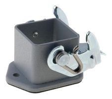 TE CONNECTIVITY - HTS 1-1102105-2 Heavy Duty Connector, Base, Bulkhead Mount, Bottom Entry, Zinc Diecast Body, 1 Lever