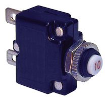 TE CONNECTIVITY - POTTER&BRUMFIELD W57-XB7A4A10-10.. Thermal Circuit Breaker, W57 Series, 10 A, 1 Pole, 50 VDC, 250 VAC, Panel