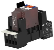TE CONNECTIVITY - SCHRACK 6-1415075-1 Power Relay, 4PDT, 24 VDC, 6 A, PT Series, Panel Mount, DC Monostable