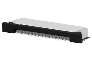 AMP - TE CONNECTIVITY 1-84952-5 FFC / FPC Board Connector, 1 mm, 15 Contacts, Receptacle, FPC, Surface Mount, Bottom