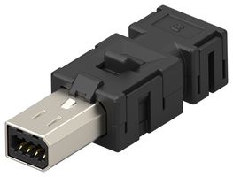 TE CONNECTIVITY 2013595-3 Modular Connector, RJ45 Plug, 1 x 1 (Port), 8P8C, Cat5e, Cable Mount
