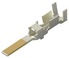 TE CONNECTIVITY - AMP 1747500-2 Rectangular Power Contact, Dynamic 4000, Gold Plated Contacts, Copper Alloy, Pin, Crimp, 14 AWG