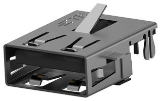 AMP - TE CONNECTIVITY 1746311-1 USB Connector, USB Type A, USB 2.0, Receptacle, 4 Ways, Through Hole Mount, Right Angle