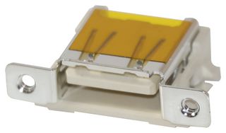 AMP - TE CONNECTIVITY 5353929-1 USB Connector, USB Type A, USB 2.0, Receptacle, 4 Ways, Surface Mount, Right Angle