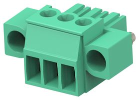 TE CONNECTIVITY - BUCHANAN 284510-3 Pluggable Terminal Block, 3.5 mm, 3 Ways, 2 mm², Screw