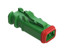 AMPHENOL SINE/TUCHEL AT06-2S-OMGRN Automotive Connector Housing, AT Series, Plug, 2 Ways