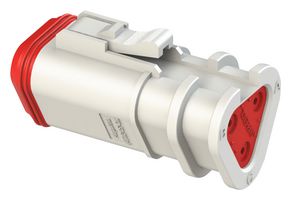 AMPHENOL SINE/TUCHEL AT06-3S-OMWHT Automotive Connector Housing, AT Series, Plug, 3 Ways