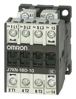 OMRON INDUSTRIAL AUTOMATION J7KN-18D-10 230 Relay Contactor, J7KN Series, 3PST-NO, 3P, 8.5 A at 690 VAC, 10 kW at 690 VAC