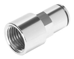 FESTO NPQH-D-G14F-Q6-P10 Pneumatic Fitting, Push-In Fitting, G1/4, 20 bar, 6 mm, Brass, NPQH