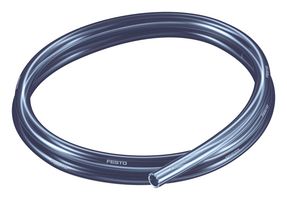 FESTO PUN-H-10X1,5-TSW Pneumatic Tubing, 10 mm, 7 mm, PU (Polyurethane), Black, 10 bar, 50 m