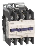 SCHNEIDER ELECTRIC LC1D40008E7 Contactor, LC1D, DIN Rail, Panel, 690 VAC, DPST-NO, DPST-NC, 4 Pole