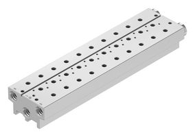 FESTO VABM-B10-20S-G14-10 Manifold Block, 10 Outlet, G1/4, VABM Series, VUVS Solenoid Valves/VTUS Valve Manifold Assemblies