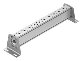 FESTO VABM-B10-25-G12-10-P53 Common Supply Manifold, 10 Outlet, G1/2, VABM Series, VUVS Solenoid Valves/VTUS Valve Manifold Assy