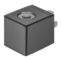 FESTO MSN1G-24DC-OD Solenoid Valve, 24 VDC, -10 °C to 50 °C, Clamp, MSN1G Series