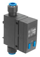 FESTO SFAB-600U-WQ10-2SA-M12 Sensor, Air Flow, 6 l/min to 600 l/min, 10 bar, 15 to 30 VDC, 3 % Accuracy, 10 mm, SFAB Series