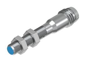 FESTO SIEN-M5B-PS-S-L Inductive Proximity Sensor, 0.8 mm, M5 x 0.5, PNP, 10 V to 30 V, NO, Plug, SIEN Series