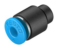 FESTO QSC-4 Pneumatic Fitting, Push-In Cap, 14 bar, 4 mm, PBT (Polybutylene Terephthalate), QSC