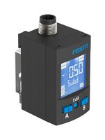 FESTO 8001231 Pressure Transmitter, Relative, BSPP Male, 0 psi, 145 psi, G1/8, 4 Pin M8 Connector