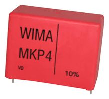 WIMA MKP4J042207E00KSSD Power Film Capacitor, Metallized PP, Radial Box - 2 Pin, 2.2 µF, ± 10%, High Frequency