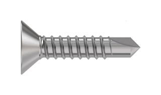 TR FASTENINGS 4.8 X 50 KTSTDX Z100 DIN7504 COUNTERSUNK HEAD SCREW, STEEL, 4.8X50MM