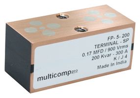 MULTICOMP PRO MP004080 Power Film Capacitor, Metallized PP, 0.66 µF, ± 10%, Induction Heating, Resonant Power Supplies