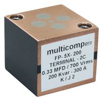 MULTICOMP PRO MP004089 Power Film Capacitor, Metallized PP, 0.17 µF, ± 10%, Induction Heating, Resonant Power Supplies