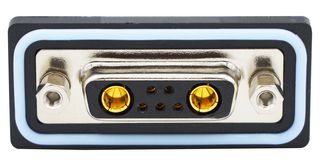 NORCOMP CDFR7W2213L411 Combination Layout D Sub Connector, IP67, NANOOK Series, DA-7W2, Receptacle, 7 Contacts