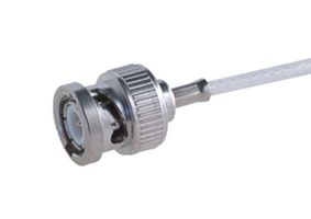 HUBER+SUHNER 11_BNC-75-4-4/133_NE RF / Coaxial Connector, BNC Coaxial, Straight Plug, Crimp, 75 ohm, GX04273, RG59B/U, Brass