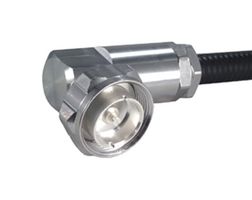 HUBER+SUHNER 16_716-50-9-5/033_-E RF / Coaxial Connector, 7/16 Coaxial, Right Angle Plug, Clamp, 50 ohm