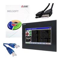 MITSUBISHI GT2107-WTSD GRAPHIC TERMINAL, 800X480P, WVGA TFT LCD