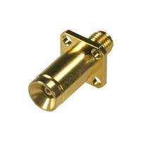 HUBER+SUHNER 37_MMBX-SMA-50-1/111_NE RF / Coaxial Adapter, MMBX, Jack, SMA, Jack, Straight Panel Adapter, 50 ohm