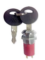 MULTICOMP PRO MP004586 Keylock Switch, On-On, 2 Position, Solder Lug, 3 A