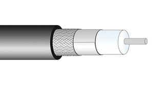 HUBER+SUHNER SPUMA_240 Coaxial Cable, SPUMA 240, 6.15mm, 50ohm, 100m