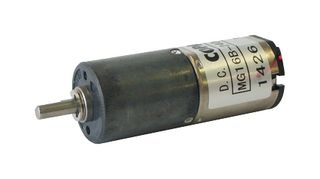 NIDEC COMPONENTS MG16B-120-AA-00 Geared DC Motor, 120:1, 6 V, 127 rpm, 90 mN-m, 120