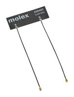 MOLEX 208482-0100 Antenna, WiFi, 5 GHz, 2.9 dB, Linear, Adhesive